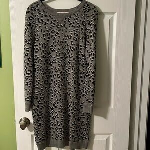Loft leopard Dress- Petite M